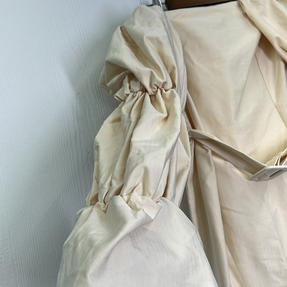 ASOS - NWT Luxe Curve Strength Detachable Belted Extreme Sleeve Dress Size 14 - Picture 12 of 12